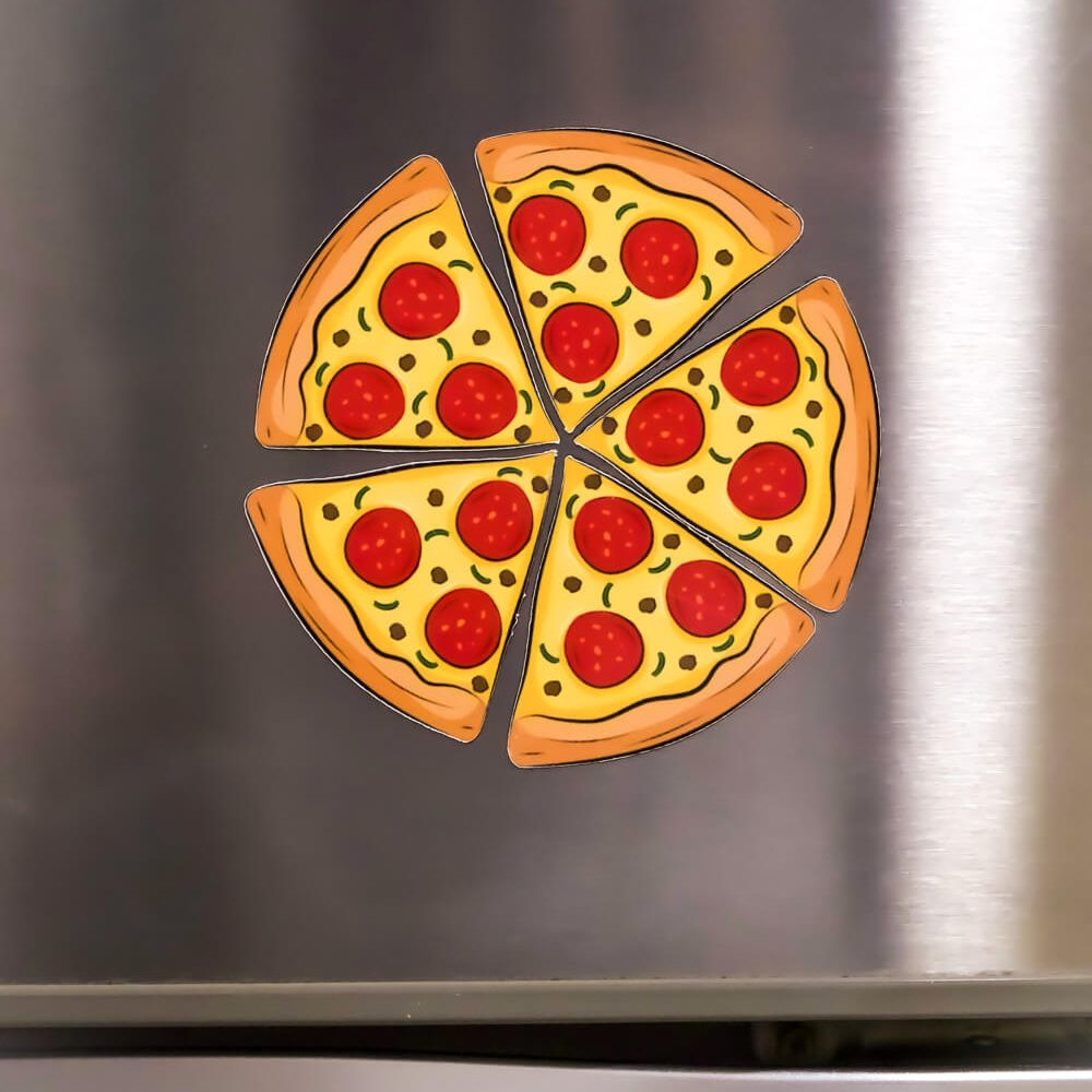 Pizza Slice Magnet Set
