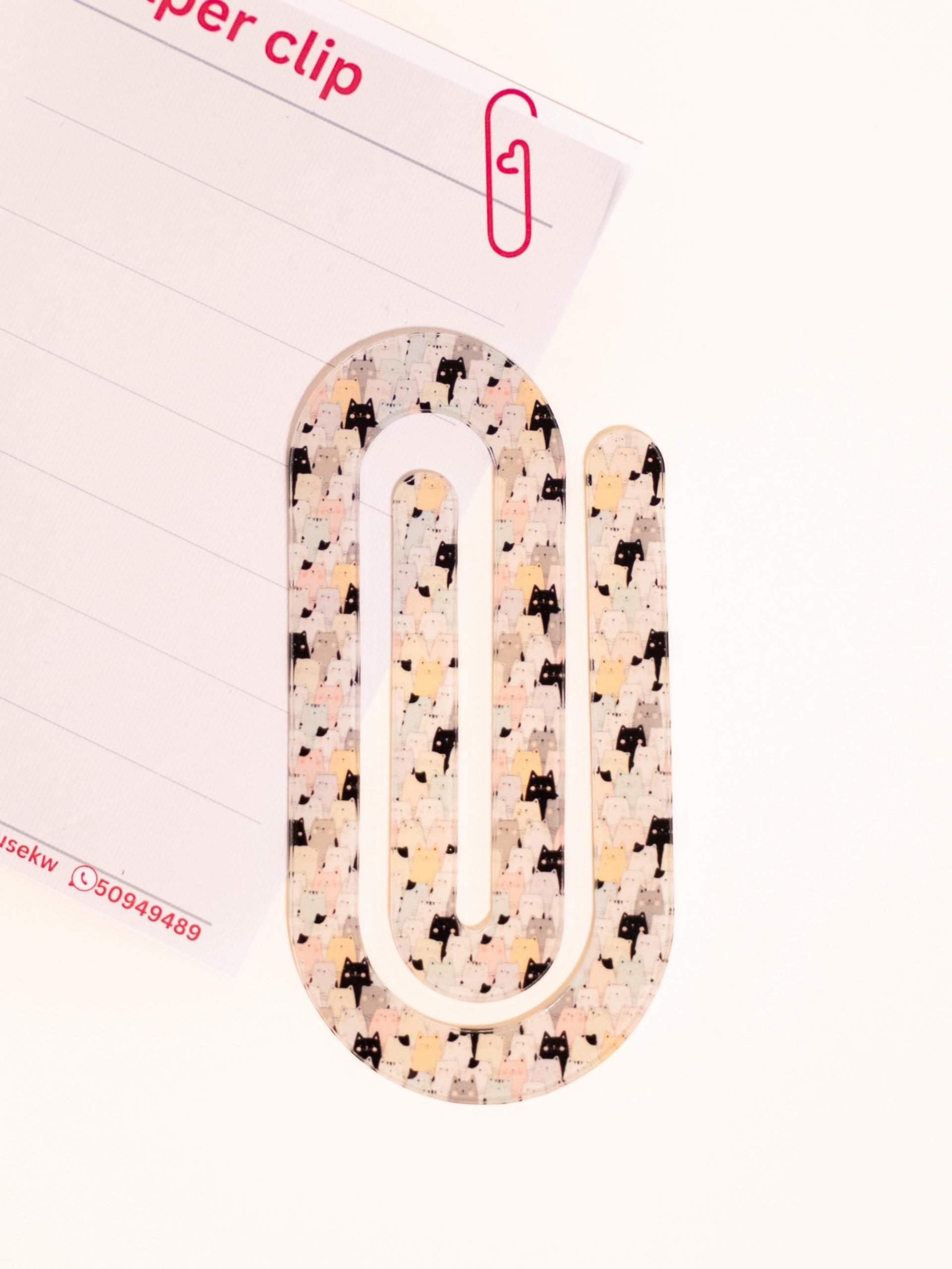 Acrylic Paper Clip Bookmark - Image 10