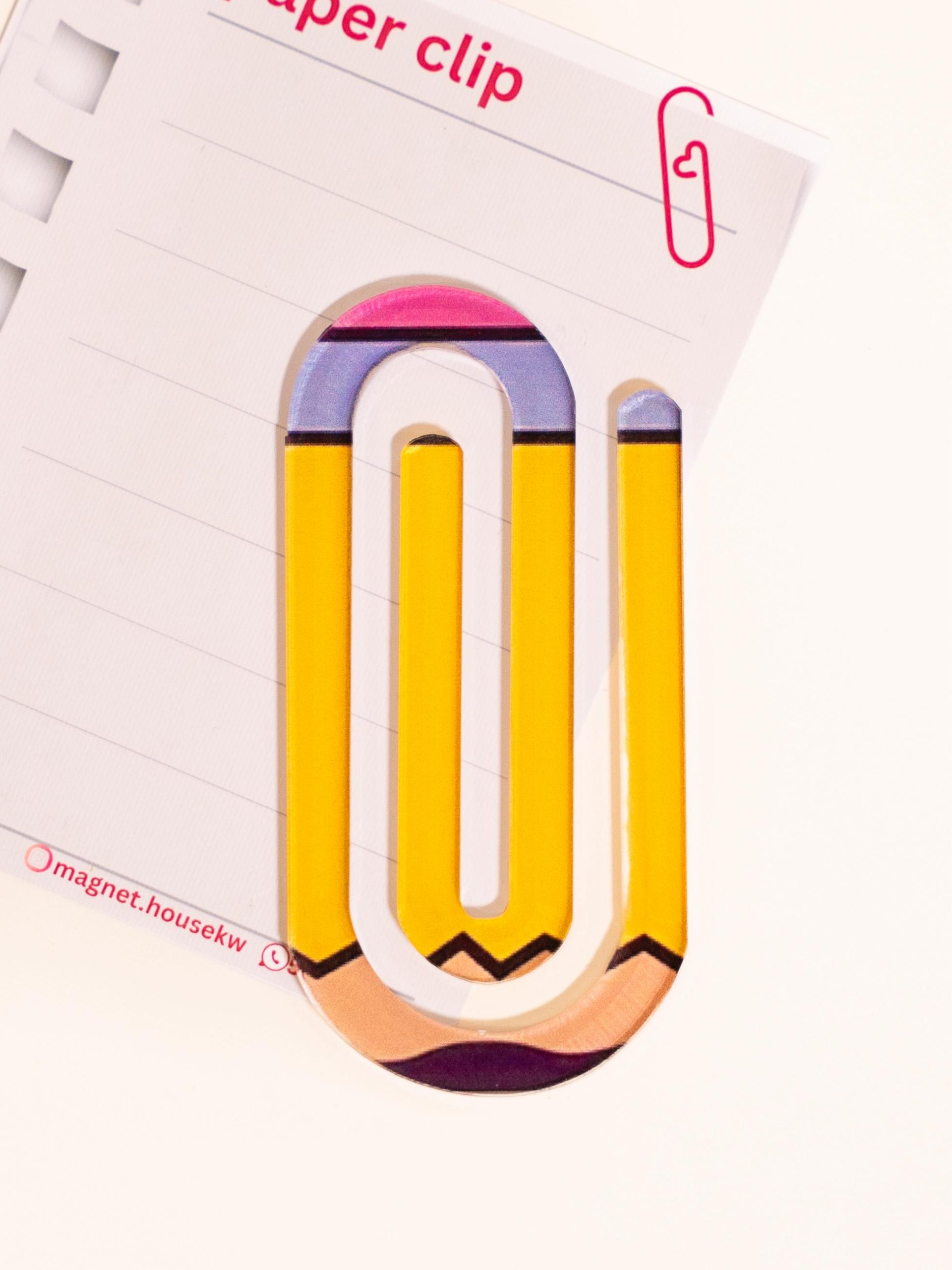 Acrylic Paper Clip Bookmark
