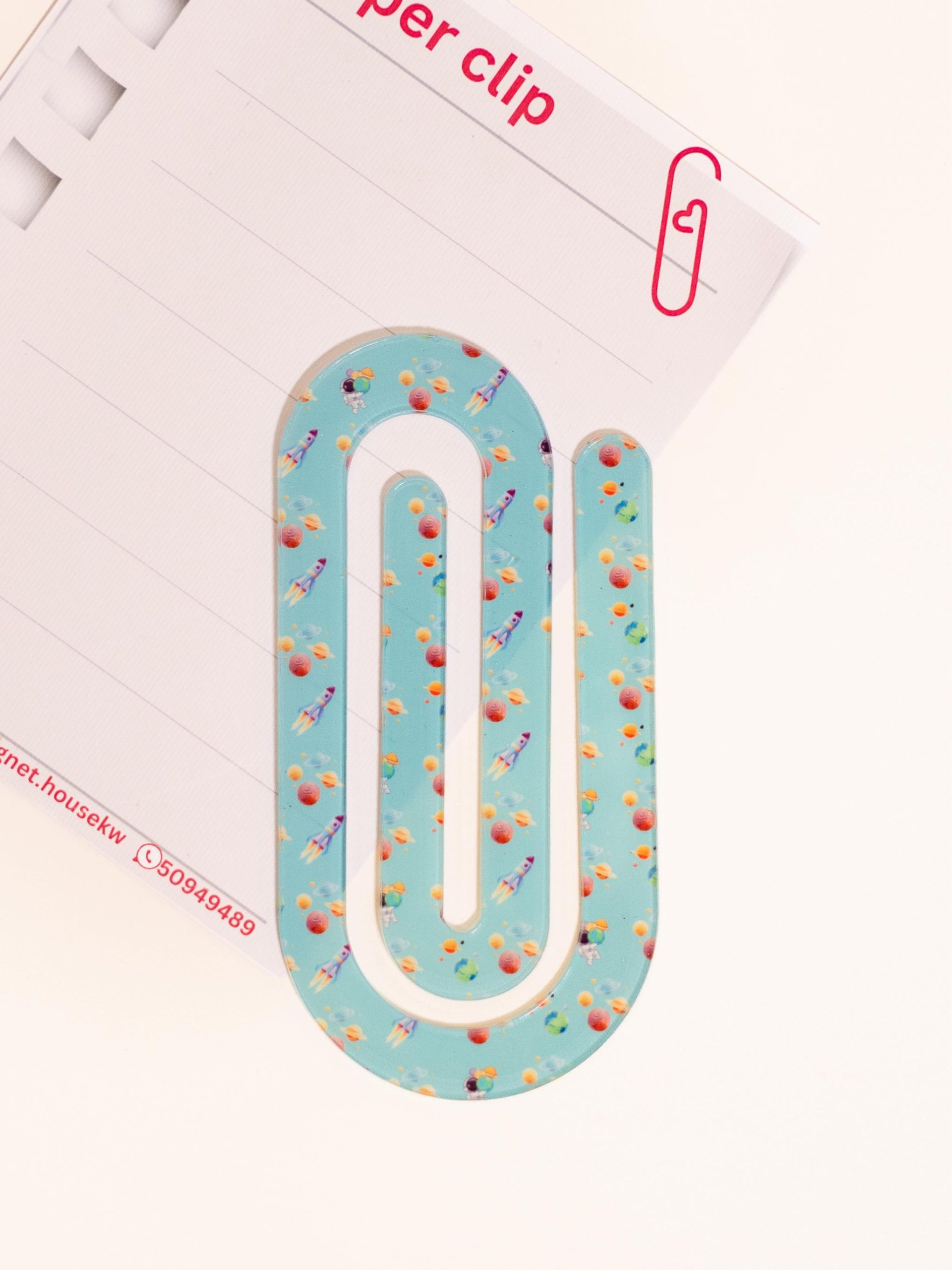 Acrylic Paper Clip Bookmark - Image 8