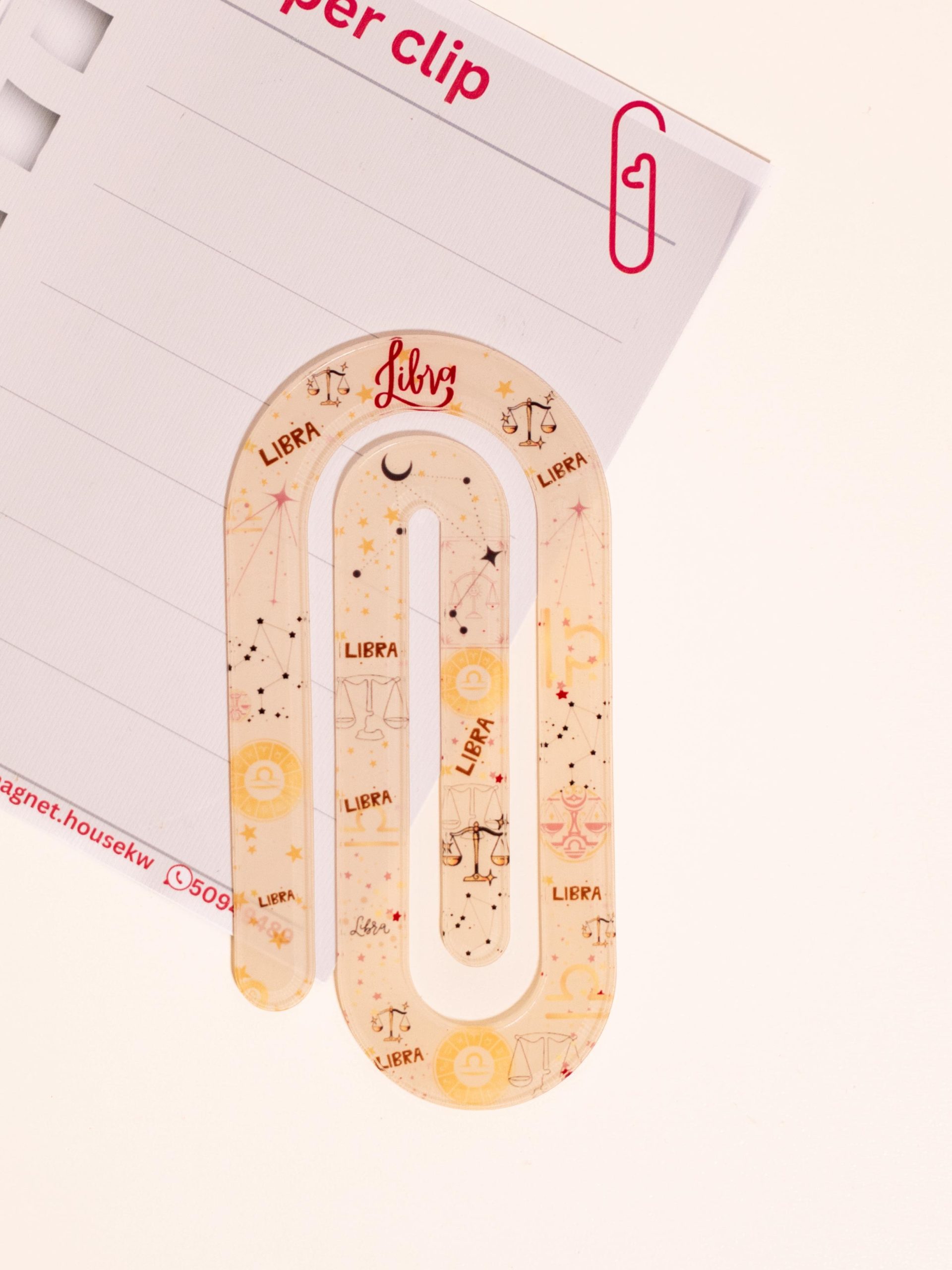 Acrylic Paper Clip Bookmark - Image 7