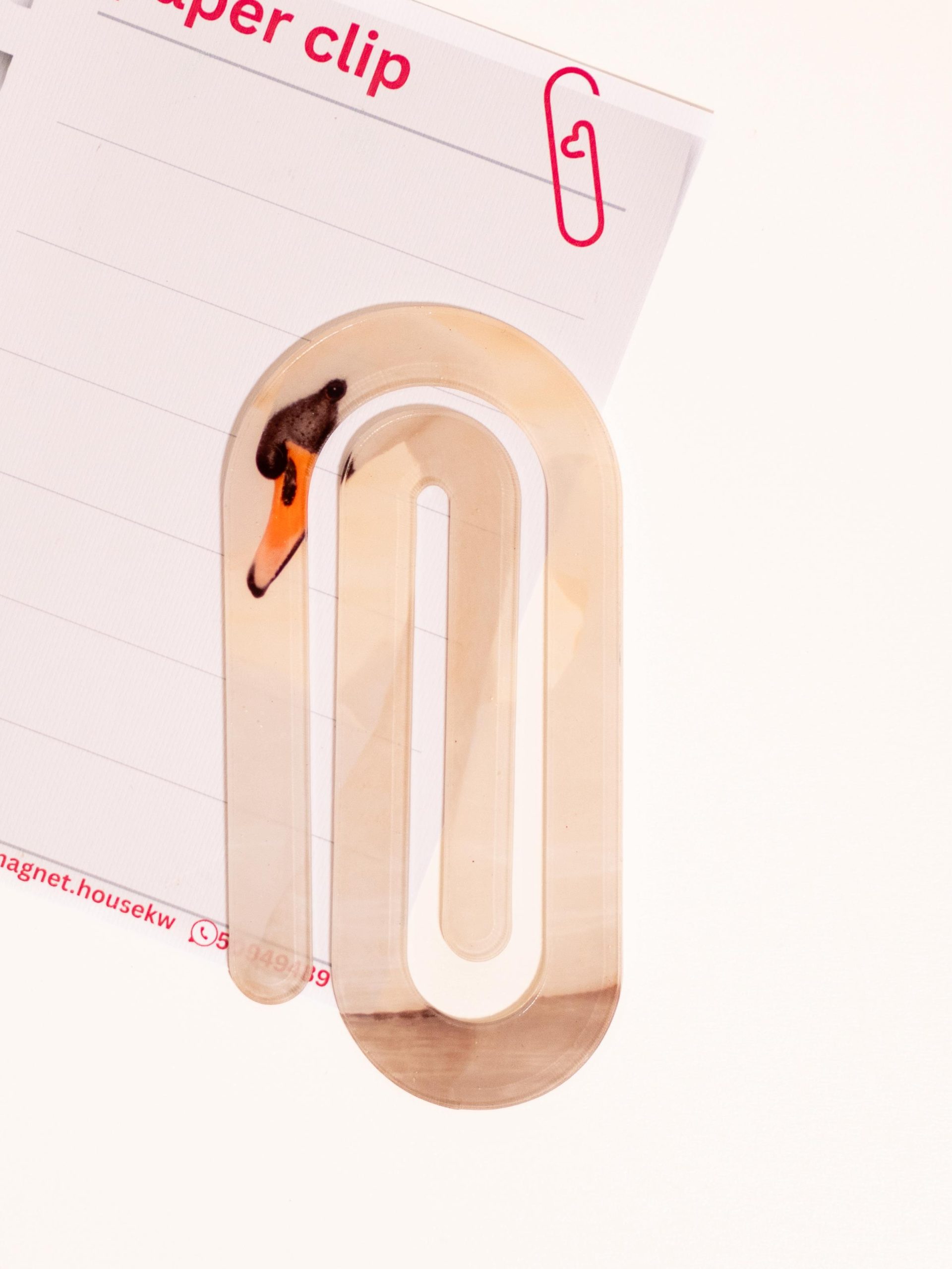 Acrylic Paper Clip Bookmark - Image 2